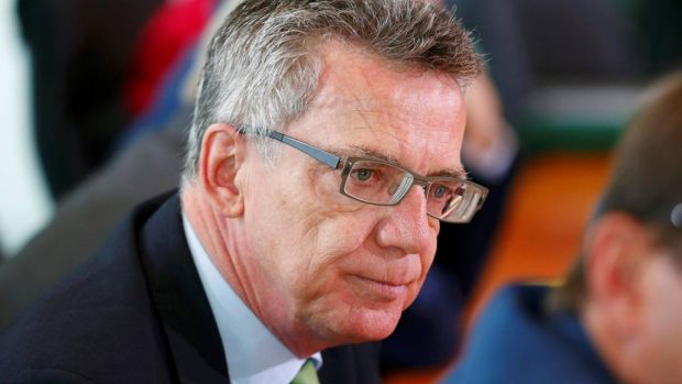 Německý ministr vnitra Thomas de Maizière