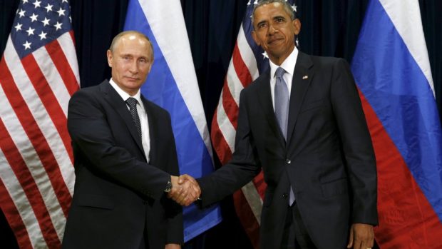 Ruský prezident Vladimir Putin a šéf Bílého domu Barack Obama se sešli na Valném shromáždění OSN v New Yorku