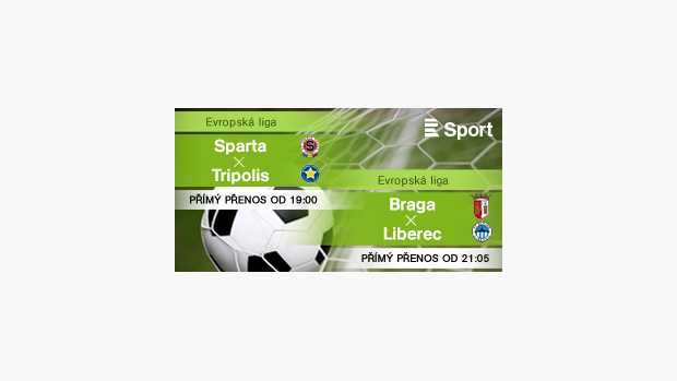 Evropská liga: Sparta - Tripolis a Braga - Liberec