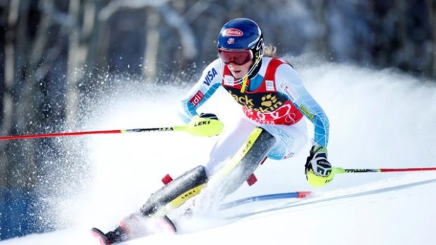 Mikaela Shiffrinová o víkendu na slalomárské trati v Aspenu dvakrát deklasovala konkurenci
