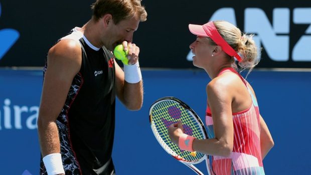 Andrea Hlaváčková a Lukasz Kubot