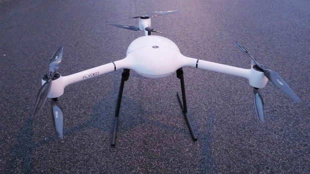 Dron Flydeo, který používá pardubická policie
