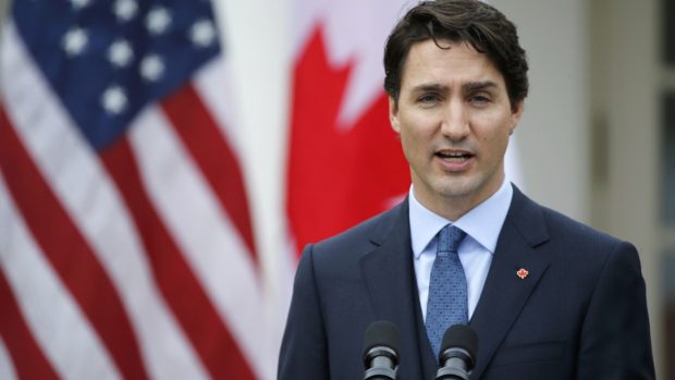 Nový kanadský premiér Justin Trudeau je na své první návštěvě Spojených států od zvolení do funkce.