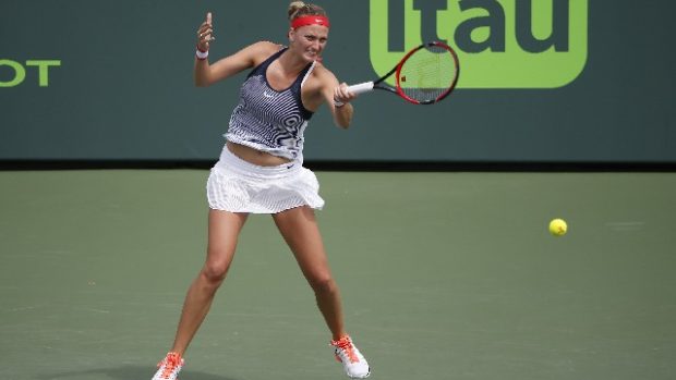 Petra Kvitová na turnaji v Miami