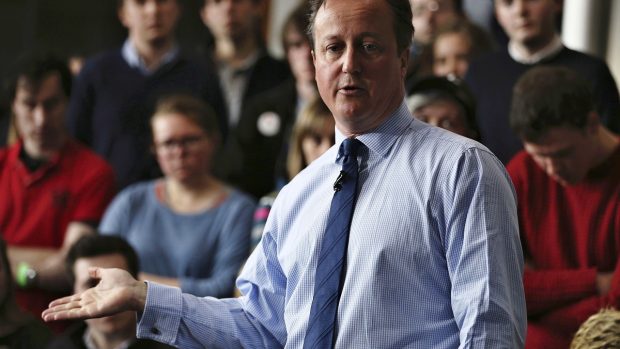 Britský premiér David Cameron