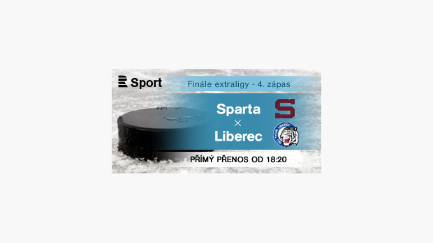 4. zápas finále extraligy: Sparta - Liberec