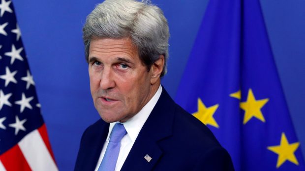 John Kerry po návštěvě Bruselu