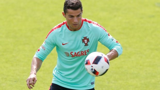 Cristiano Ronaldo před dnešním finále mistrovství Evropy