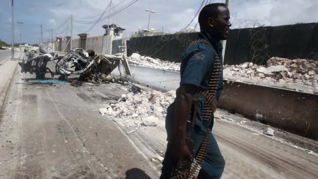 Teroristický útok v Mogadišu (ilustrační foto)