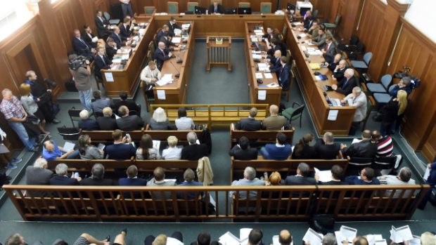 V budově Krajského soudu v Ostravě se konala schůze věřitelů těžební společnosti OKD