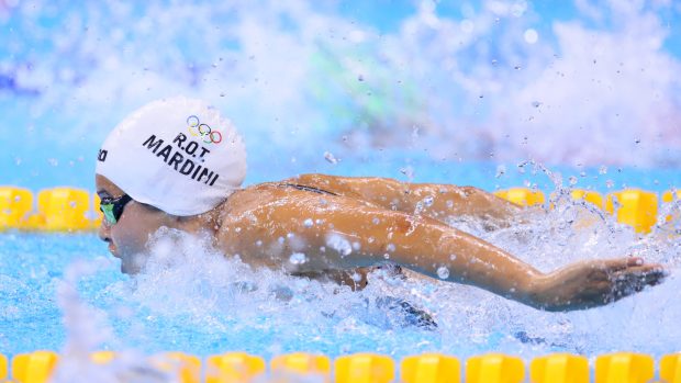 Yusra Mardini závodí na olympiádě v Riu