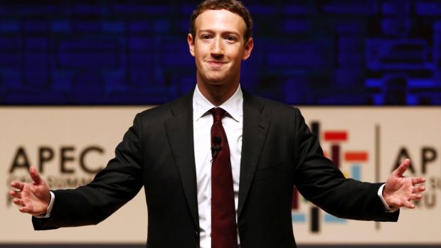 Zakladatel a ředitel společnosti Mark Zuckerberg