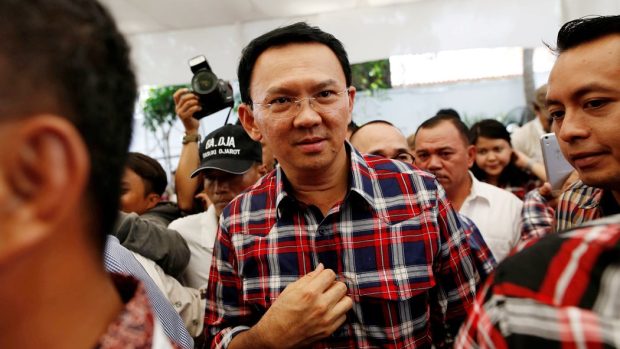 Basuki Purnama známější pod přezdívkou Ahok