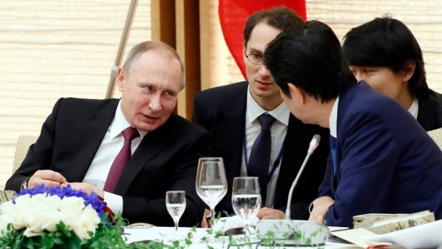 Putin na návštěvě Japonska
