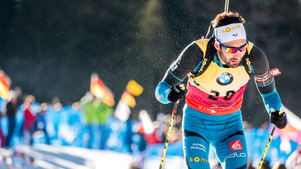 Francouzský biatlonista Martin Fourcade