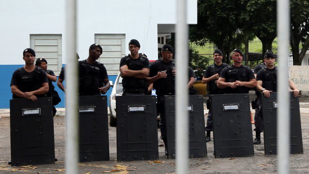 Brazilští policisté ve státě Espírito Santo