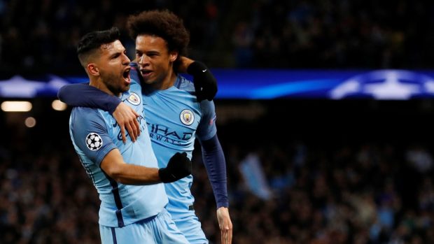 Hrdinové Citizens. Sergio Aguero a Lery Sané