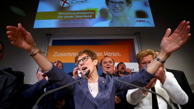 Annegret Krampová-Karrenbauerová z CDU