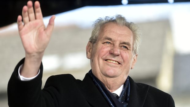 Prezident Miloš Zeman během návštěvy Čáslavi