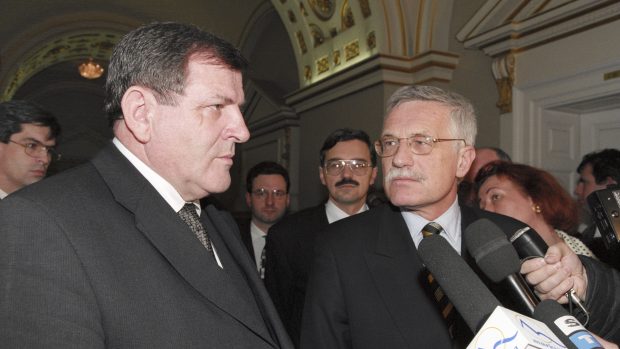 Vladimír Mečiar a Václav Klaus
