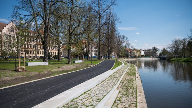 Park Dukelská v Českých Budějovicích po rekonstrukci