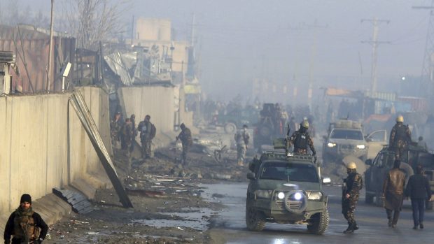 Afghánské bezpečnostní síly v Kábulu