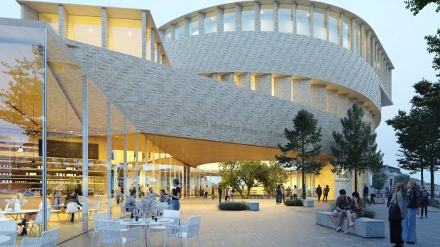 Kengo Kuma &amp; Associates, vítězný návrh na Mehrin |