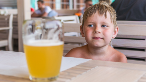 Dítě a alkohol, pivo