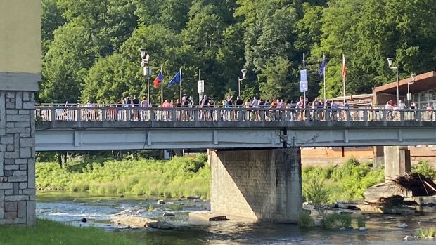 Most přátelství spojující Český Těšín a Cieszyn
