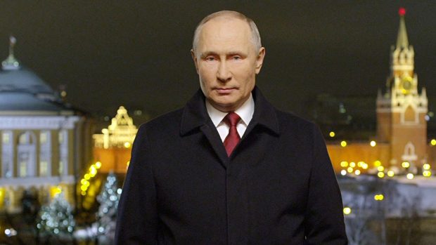 Vladimir Putin během novoročního poselství