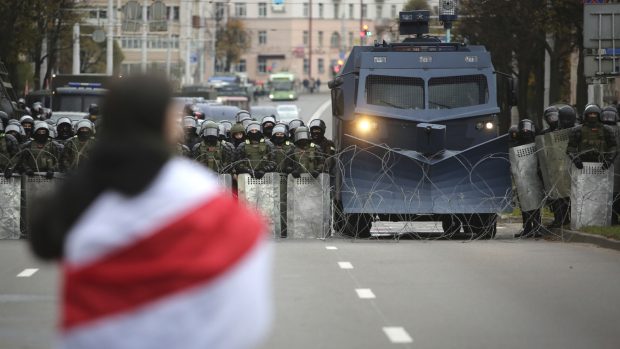 Demonstrace v běloruském Minsku pokračují