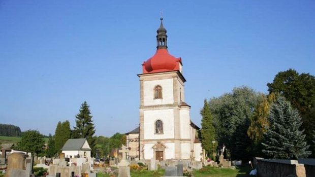 Kostel sv. Mikuláše z roku 1577 v Horní Branné