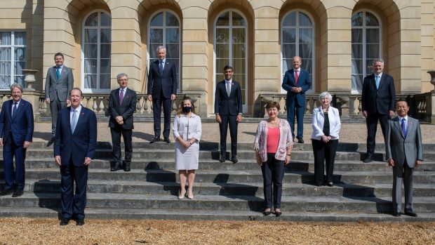 Ministři financí zemí G7 v Londýně