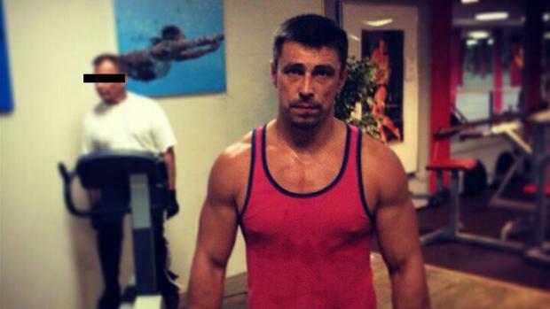 Ruský fitness trenér Alexandr Franchetti.