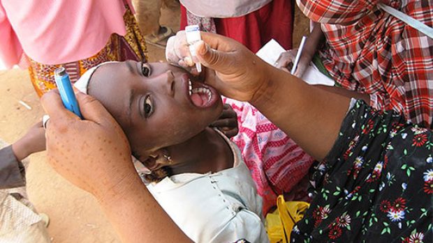 Podávání vakcíny v Nigérii