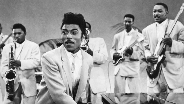 Little Richard v roce 1957 v nahrávacích studiích Paramount