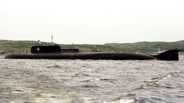 Jaderná ponorka Kursk v červnu 2000