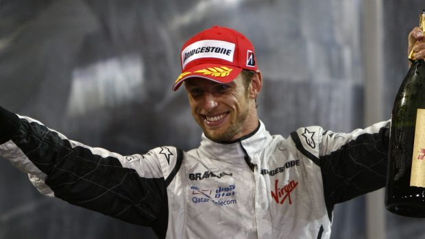 Jenson Button v roce 2009., kdy vyhrál titul ve formuli 1.