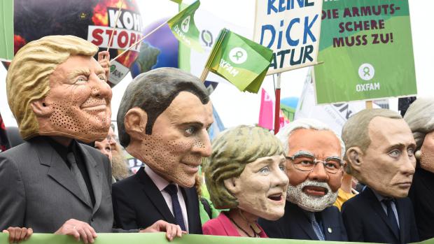 Protesty proti summitu G-20 v Hamburku