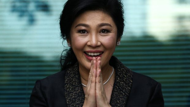Thajská expremiérka Jinglak Šinavatrová v srpnu 2017