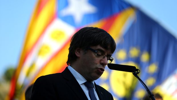 Katalánský premiér Carles Puigdemont