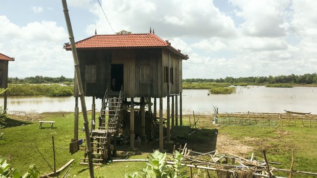 Systém včasného varování pomáhá chránit například domy na řece Mekong