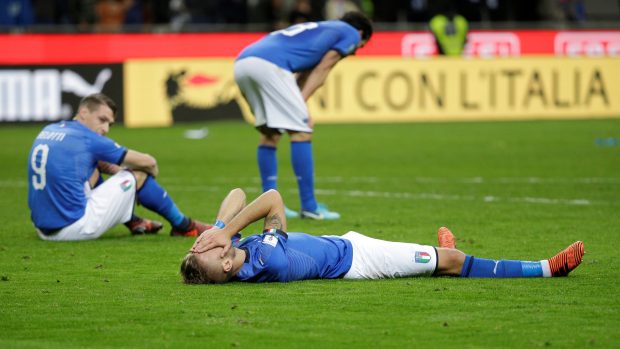 Italští fotbalisté po historickém neúspěchu, právě ztratili baráž o MS