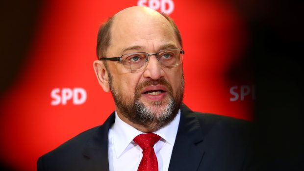 Předseda sociálních demokratů (SPD) Martin Schulz