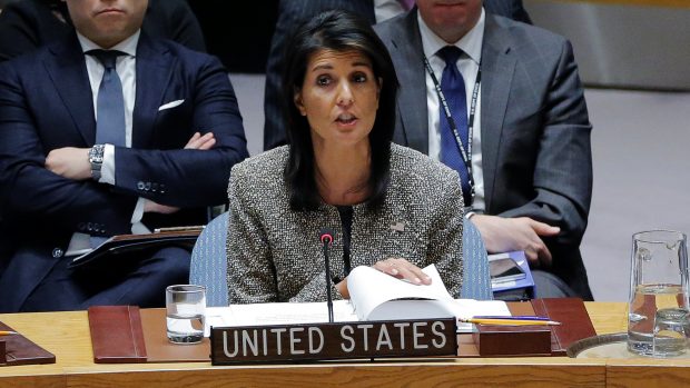 Nikki Haleyová, velvyslankyně USA při OSN