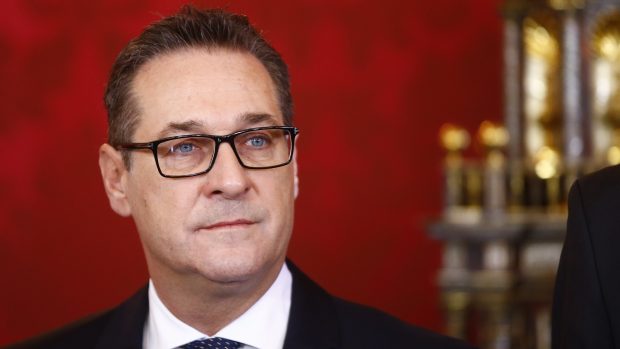 Heinz-Christian Strache ze Svobodné strany Rakouska