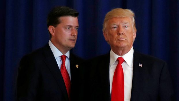 Bývalý prezidentův poradce Rob Porter a americký prezident Donald Trump