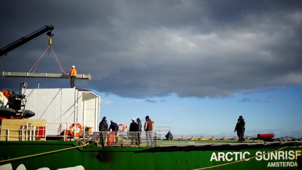 Loď Arctic Sunrise v roce 2018