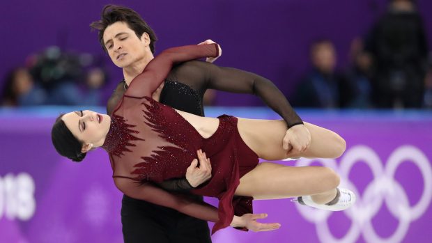 Tessa Virtueová a Scott Moir ve svém posledním volném tanci