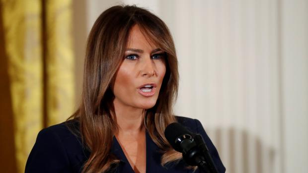 Melania Trumpová, manželka amerického prezidenta.